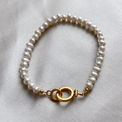 Freshwater Pearl Clasp Bracelet