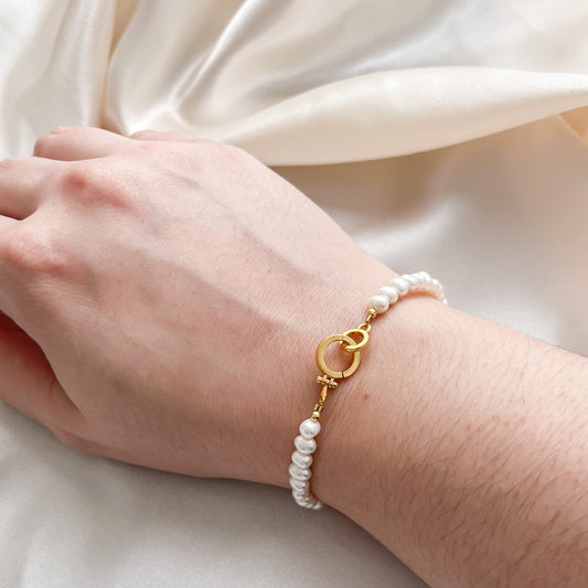 Freshwater Pearl Clasp Bracelet