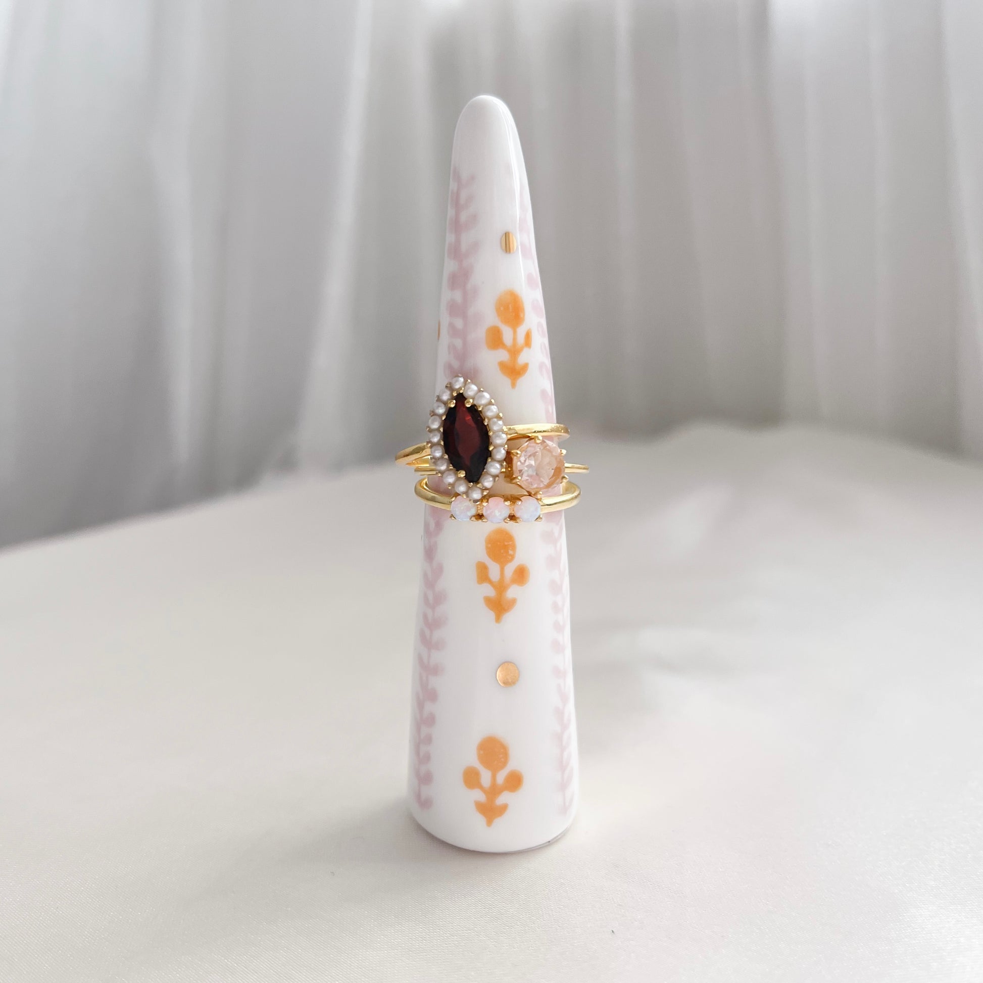 Morganite Solitaire Ring | Gold Vermeil Jewellery | Lilith and Selene