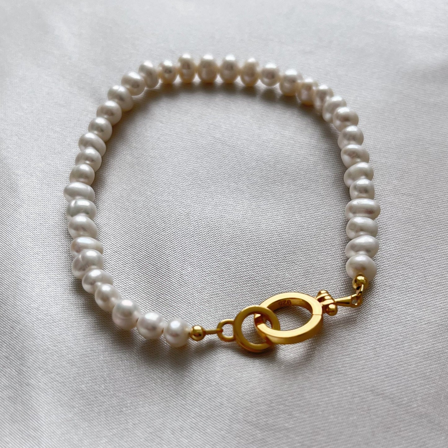 Freshwater Pearl Clasp Bracelet