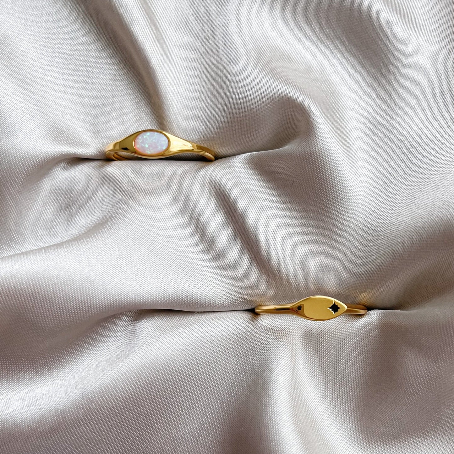 Opal Signet Ring | Lilith and Selene Jewellery