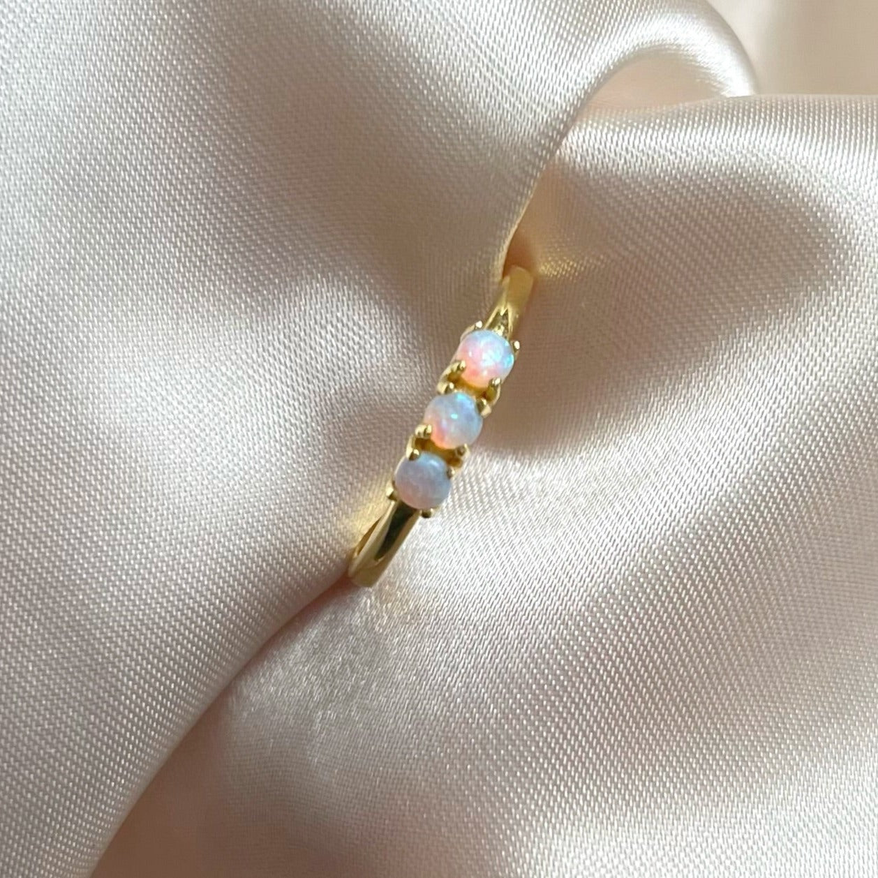 Opal Trilogy Ring