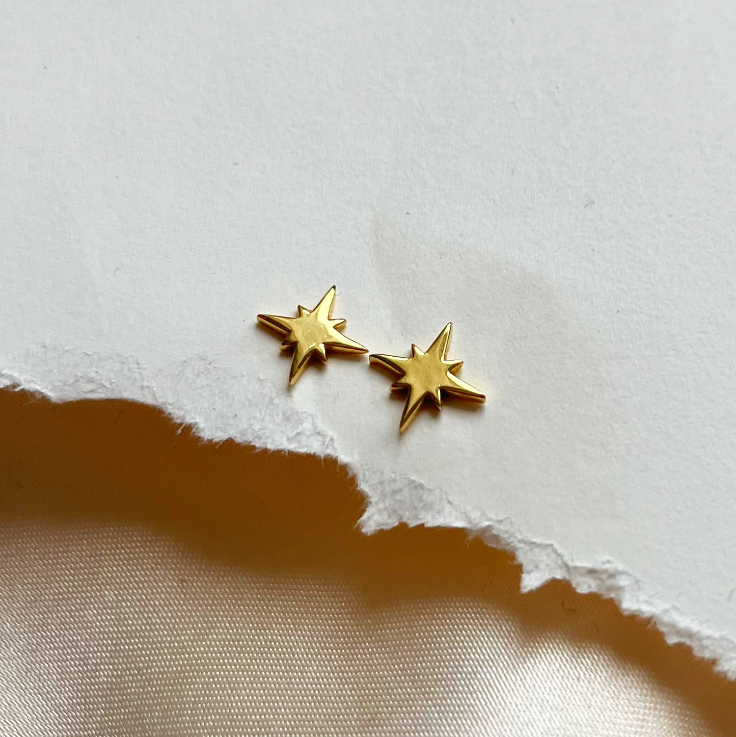 Supernova Star Stud Earrings