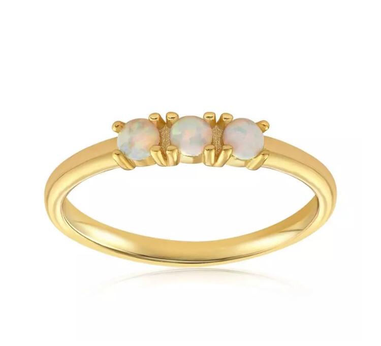 Opal Trilogy Ring